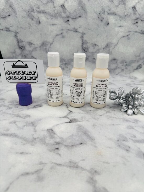 Kiehl's Other - Kiehls Hair Care Gift Set-Amino Acid Conditioner,Travel Size,3 x 65ml-3pc-NEW
